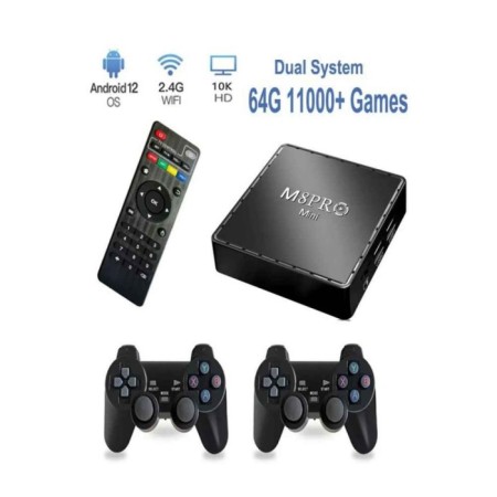 M8 Pro 10K Ultra Hd Video Oyun Konsolu + Android Tv Özelliği