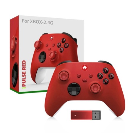 Konsol Plus XBOX 9. Nesil Kablosuz Gamepad KIRMIZI 2.4G PC/ANDROİD/IOS