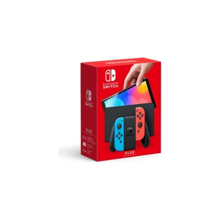 Nintendo Switch OLED Oyun Konsol Kırmızı - Mavi