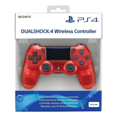 Sony Ps4 Dualshock 4 Red Crystal Kırmızı Oyun Kolu V2 Yeni Nesil
