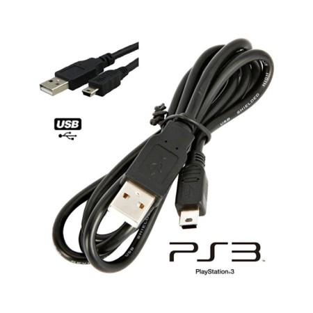 Sony Ps3  Oyun Kolu Controller Joystick Playstation 3 Charcing Usb Şarj Kablosu
