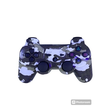 Kontorland  P3G - PS3/PC Uyumlu Titreşimli Kablosuz Oyun Kolu GamePad Gri Kamuflaj
