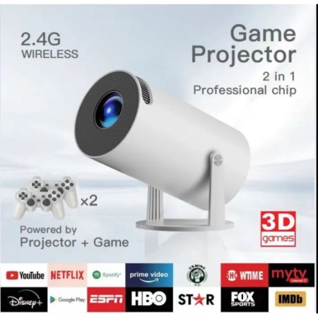 Oyun Konsollu Projektör 2 In 1 Game Projektor Yeni Nesil
