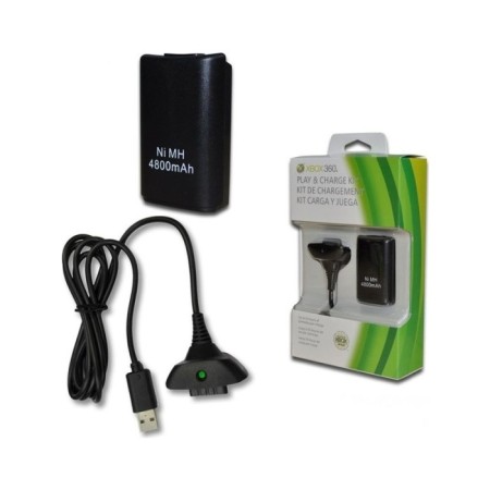 Starx Xbox 360 Gamepad Kol Şarj Kiti Batarya Şarj Kablosu