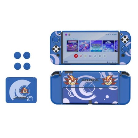 Nintendo Switch Oled Çoklu Koruma Kiti 8 İN 1 DOBE TNS-1192B