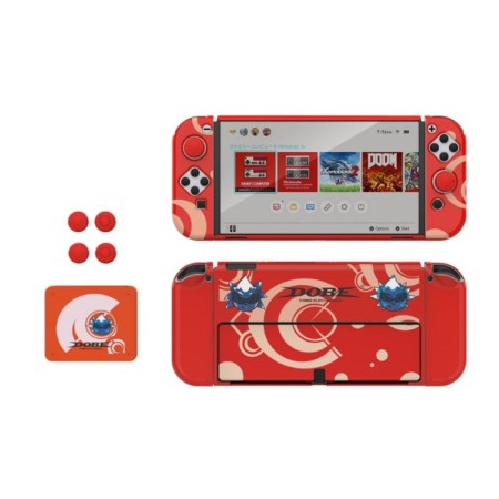 Nintendo Switch Oled Çoklu Koruma Kiti 8 İN 1 DOBE TNS-1192R