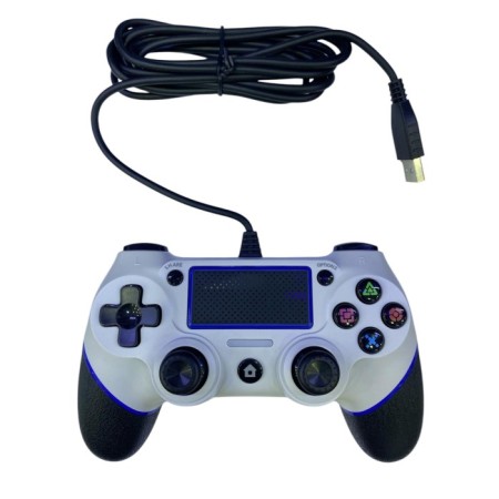 Kontorland - PS4 Ve PC Uyumlu Titreşimli Kablolu Oyun Kolu GamePad P4H