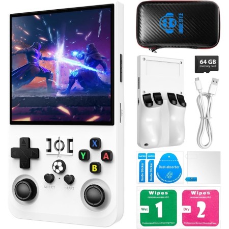 Konsol Plus R36S Max Retro El Oyun Konsolu 4.0'' IPS Ekranlı 18.000 Oyunlu