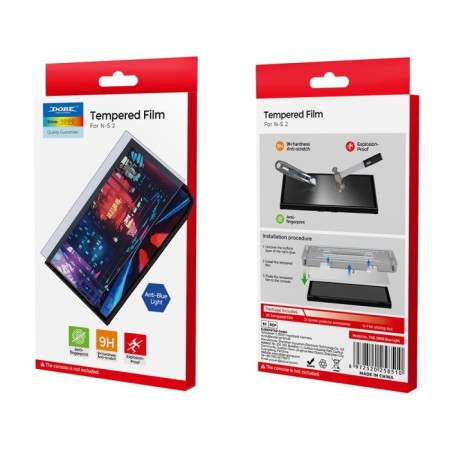 Nintendo Switch 2 Temperli Cam Ekran Koruyucu Mavi Işık Filtresi Filmi DOBE TNS-3166B