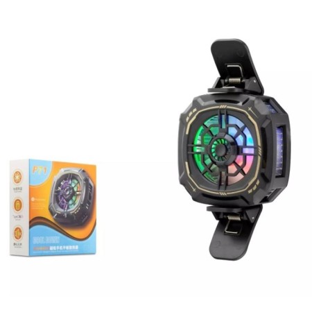 HADRON HDX4381 TELEFON BUZ SOĞUTUCU FAN MIKNATIS VE KLİPS RGB SİYAH