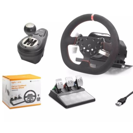 PXN V10 Ps5 Oyun Direksiyon Seti Yarış Direksiyonu Ayarlanabilir 6+1 Vites Ps4 Pc Xbox 