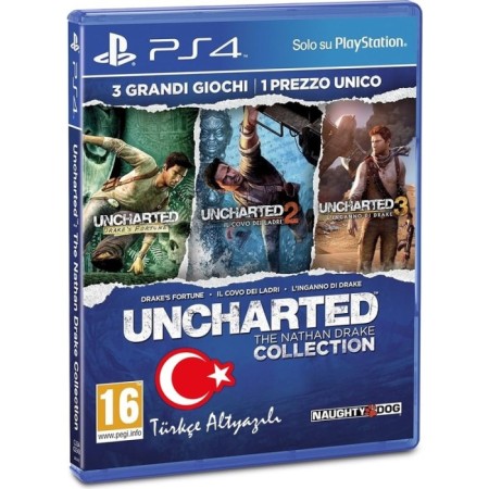 PS4 Uncharted™: The Nathan Drake Collection Ps4 Oyun 3 Oyun Tek CD Türkçe Altyazılı