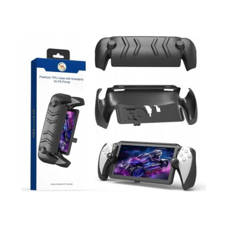 PS5 Portal Uyumlu  Case Premium  Grip Stand Siyah JYS- P5188