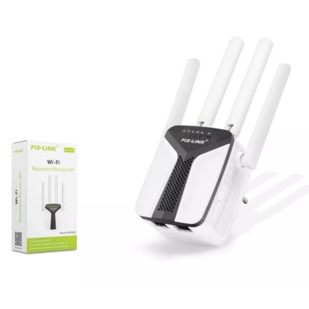 Hadron  Pix-Link Lv-Wr64q3 Wifi Repeater + Router + AP 450 Mbps Siyah / Beyaz